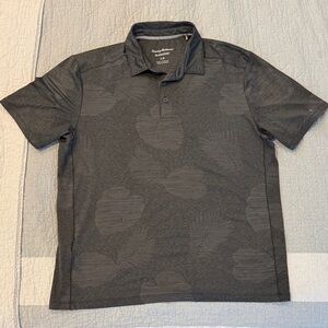 Tommy Bahama Men's Dark Gray Island Zone Polo Shirt